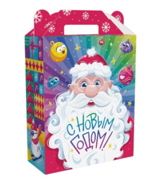 Упаковка новогодняя "Фиеста" 900 гр 17х7х25,5см