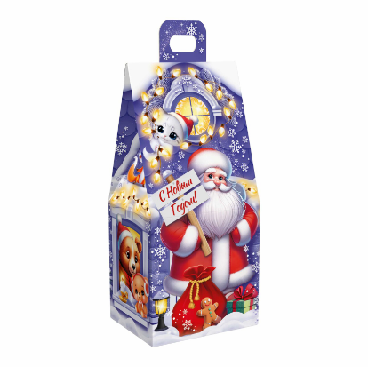 Упаковка новогодняя "Чудо-Терем" 9.5х7.5х16.5см