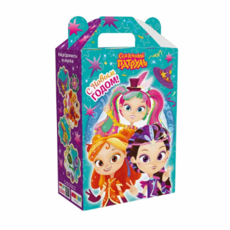 Упаковка новогодняя "Сказочный Патруль" 2000 гр 18,5х10х30,5см