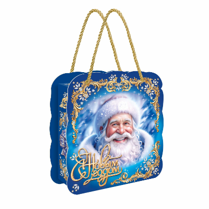 Упаковка новогодняя "Царские Узоры" 1200 гр 18,5х9х21см