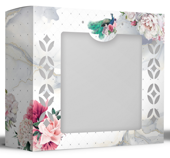 Упаковка с окошком "Жар-птица" 300х80х240 мм