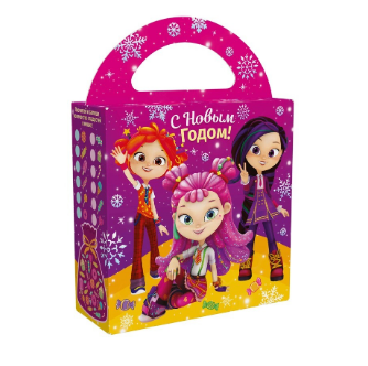 Упаковка новогодняя "Сказочный Патруль" 800 гр 17х6,7х17,3см