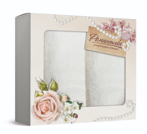 Упаковка с окошком "Романтика" 390х60х350 мм
