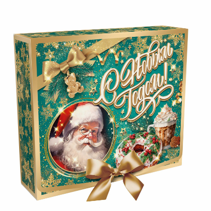 Упаковка новогодняя "Вкус Детства" 500 гр 20x17х5.2см