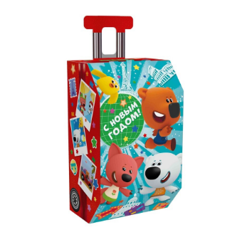 Упаковка новогодняя "Ми-ми-мишки" 1000 гр 13,5х10х22,3см