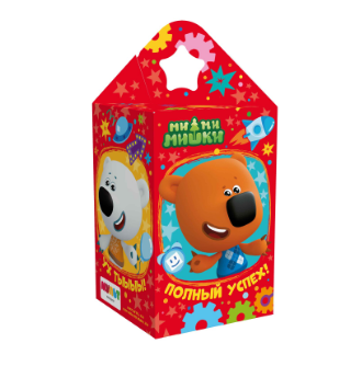 Упаковка новогодняя "Ми-ми-мишки" 900 гр 11х11х17,2см