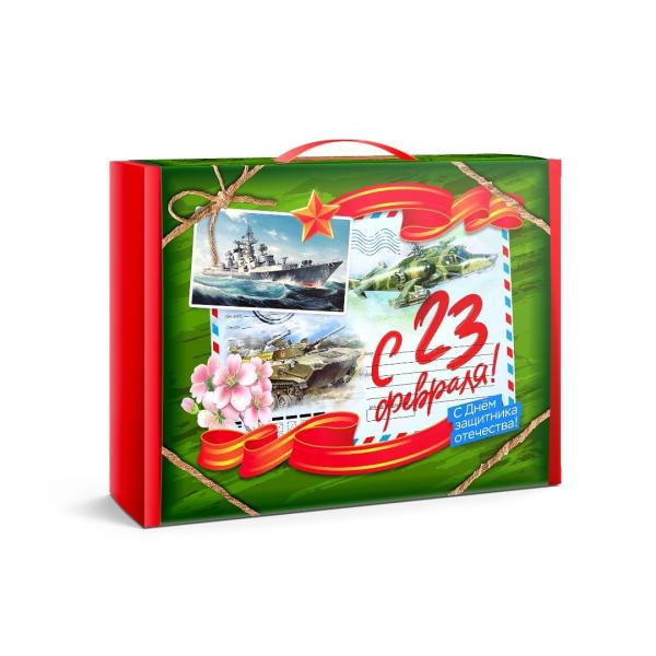 Упаковка "Защитникам" 3500 гр 34х11,5х26,5см