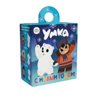 Упаковка новогодняя "Умка" 300 гр 11х6х12,5см