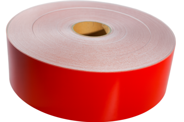 Пленка светоотражающая 113 мм х 300 м (красная) 3М