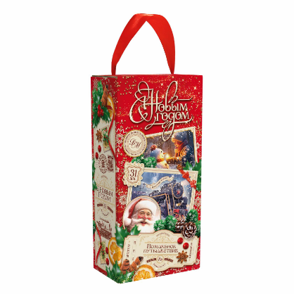 Упаковка новогодняя "Волшебный Экспресс" 600 гр