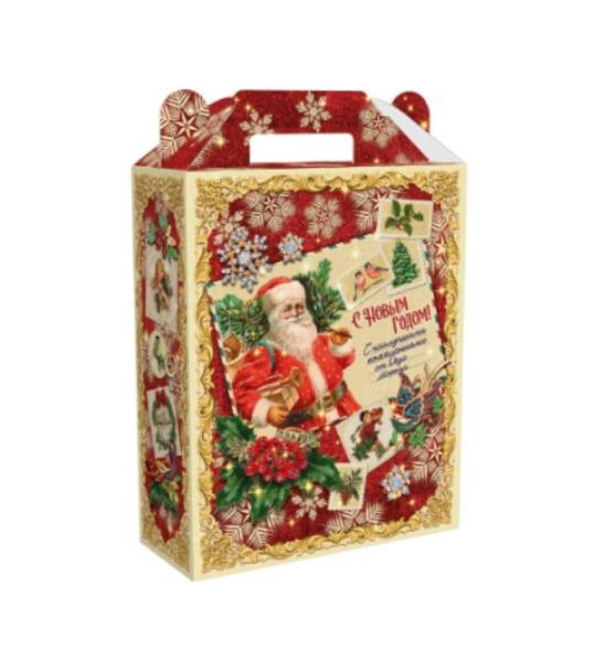 Упаковка новогодняя "Столичный" 900 гр 11,5х5,2х21см