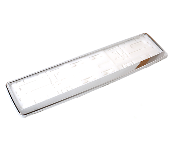 Рамка для номера автомобиля хромированная