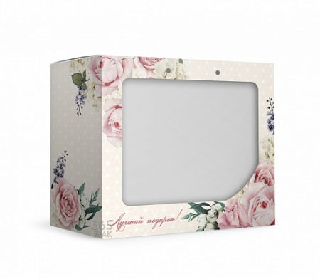 Упаковка с окошком «Лучший подарок» 240х95х205 мм