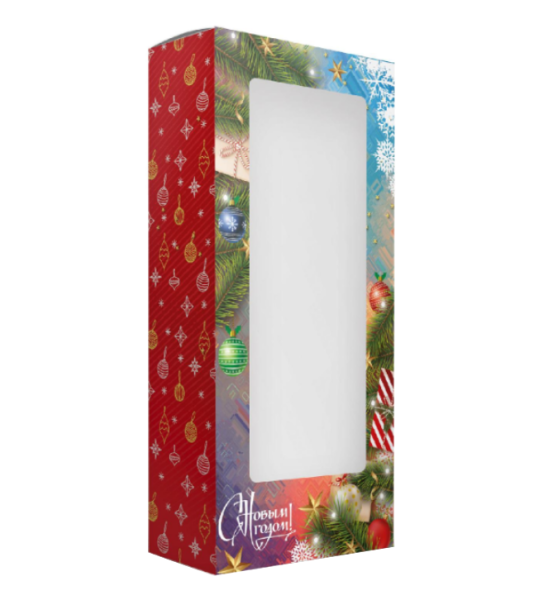 Упаковка с окошком «Украшение вечера» 160х70х330 мм