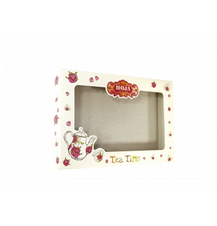 Упаковка с окошком "Время пить чай" 305х30х205 мм