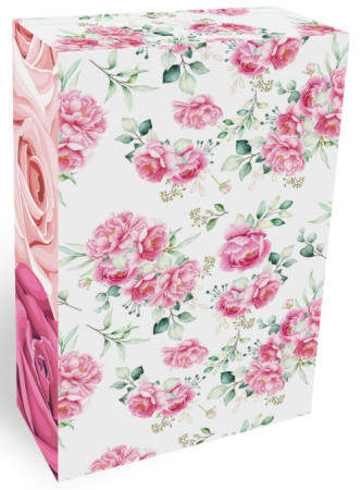 Упаковка с окошком "Шебби шик" 87х33х133