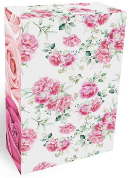 Упаковка с окошком "Шебби шик" 87х33х133