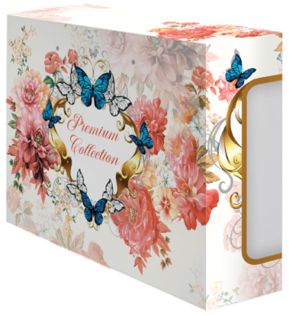 Упаковка с окошком "Премиальная коллекция" 355х90х280 мм