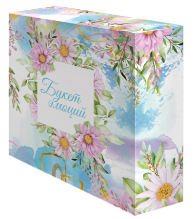 Упаковка с окошком "Букет эмоций" 195х60х190 мм