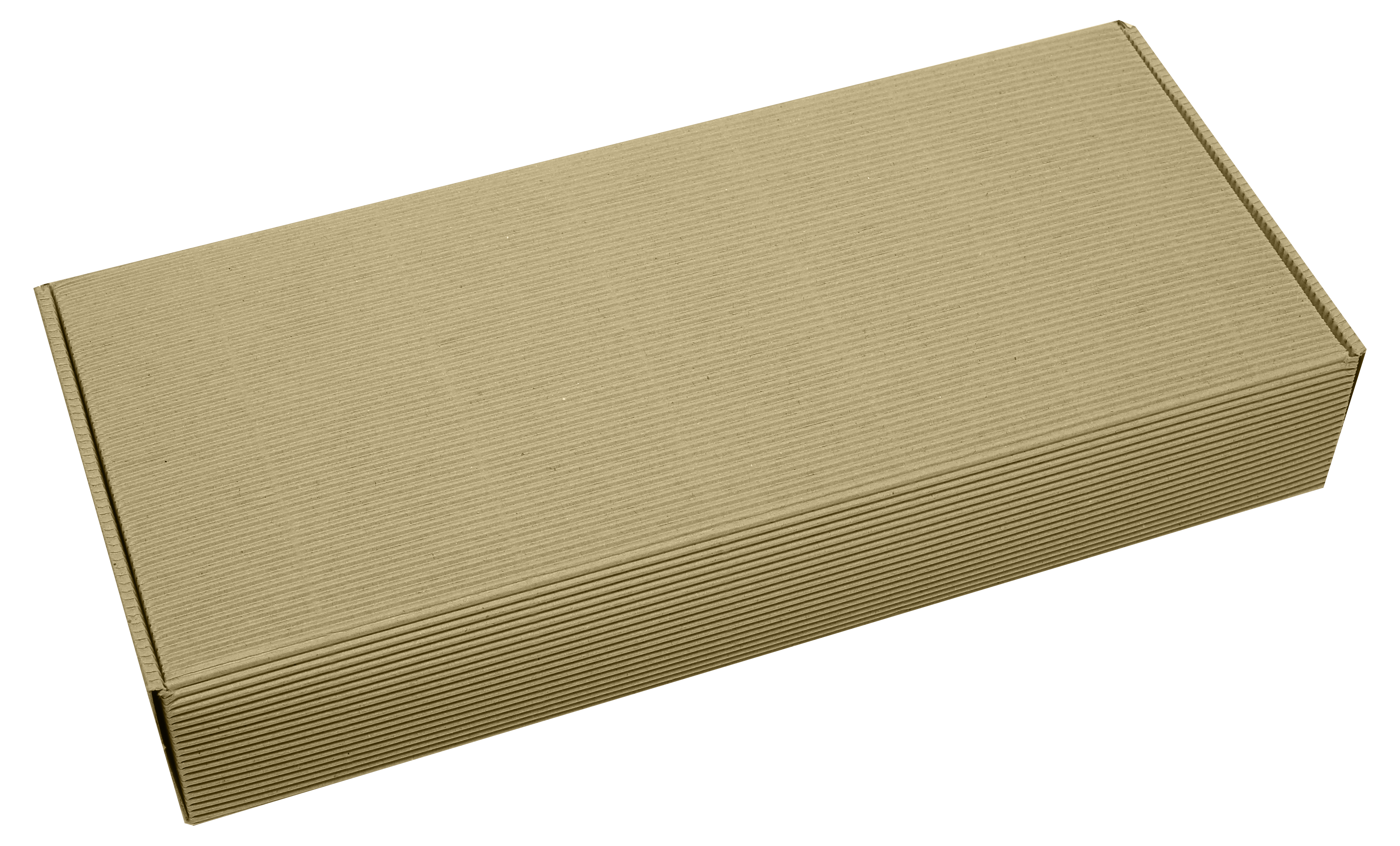 Прямоугольная подарочная коробка из рельефного картона 200х455х80 мм