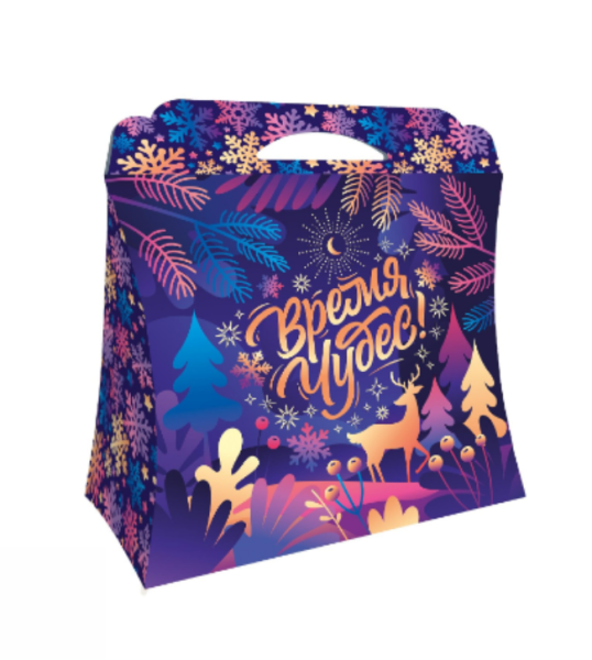 Упаковка новогодняя "Шервуд" 1200 гр 24,3х11,6х21,5 см