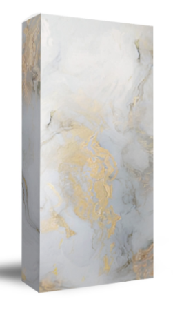 Упаковка с окошком "Мраморная" 85х35х225 мм