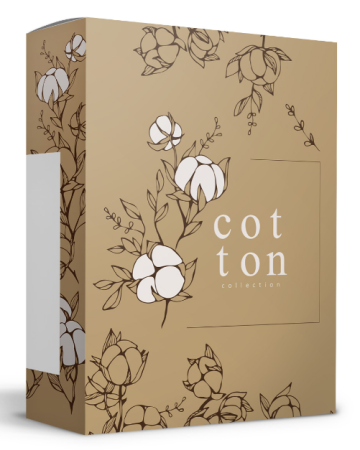 Упаковка с окошком "Хлопок" 270х75х360 мм