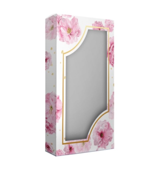 Упаковка с окошком «Цветочная сказка» 120х20х190 мм