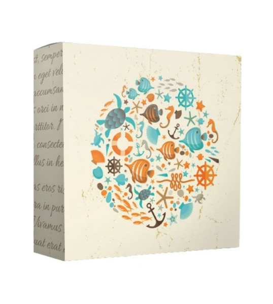 Упаковка с окошком “Лето” 155х40х155 мм