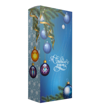 Упаковка с окошком «Снежная ночь» 160х70х330 мм